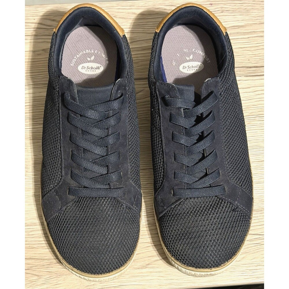 Dr. Scholl's Women's Seaside Sneakers Navy Blue Size 8.5W Casual Shoes